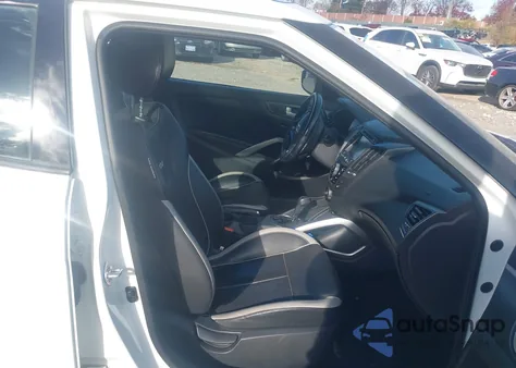 2014 Hyundai Veloster Turbo W/Black из США, поврежденный, VIN KMHTC6AE0EU197992